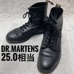 DR.MARTENS ブラック　8ホールブーツ　25.0cm相当　メンズ