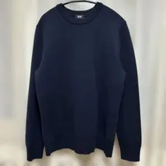 ウォッシャブルミラノリブクルーネックセーター m