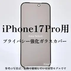 iPhone17Pro 用 プライバシーガラス 強化フィルム 覗き見防止