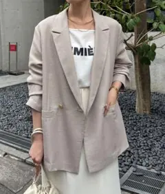 現行品/夏用オーバーサイズジャケット着用回数１回/ガリャルダガランテのサムネイル