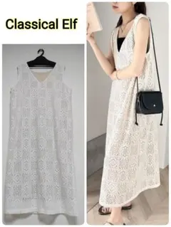 【着用1回のみ】Classical Elf 2WAYワンピース オフホワイト