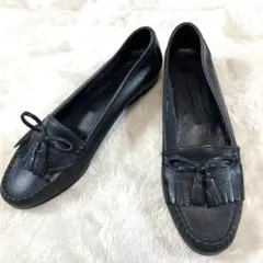 美品✨ COLE HAAN タッセルローファー ヴァーニャ 黒 レザー 7Bのサムネイル