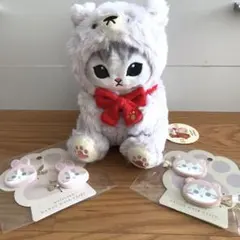 SALE！mofusand ぬいぐるみ＆ヘアクリップ2個セット♡ 新品•未使用！