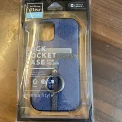 新品　iPhone 11 Pro デニム調ケース