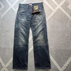 EDWIN　エドウィン 424XVS ダメ－ジデニムsize30 ジーンズ