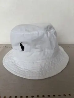 Polo Ralph Lauren バケットハット ホワイト　L / XL