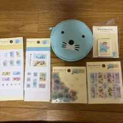 ぼのぼの グッズセット ポーチ シール メモ帳