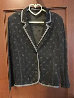 レオナールジャケット 中古・古着通販】LEONARD (レオナール) ロゴ釦総柄ウール
