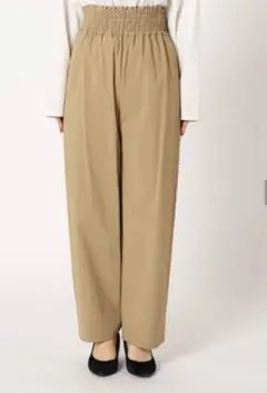 ナイロンストレッチワイドパンツ　ベージュ ジャーナルスタンダード イージーパンツのサムネイル