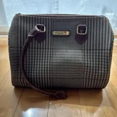 ポロラルフローレン チェック柄 ボストンバッグ【ジャンク品】