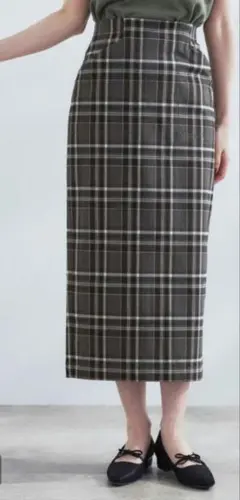 grove　チェックスカート