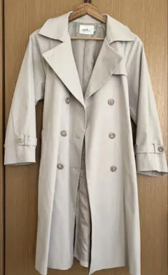 earth music&ecology ライトベージュ トレンチコート Sサイズ