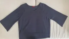 値下げ！美品【デプレ】ニット　ブルーグレー