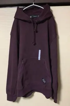 新品　GU UNDERCOVER ヘビーウェイトスウェットパーカー　ワイン　XL