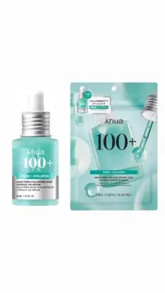 Anua 100+ ヒアルロン酸美容液 30ml パック