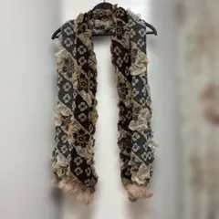 新品！　ストール　リアルファー　ラビット