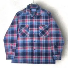 70s PENDLETON オンプレ ボードシャツ 米国製 - メルカリ