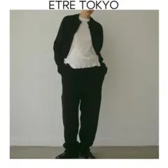 Etre Tokyo ダブルブレストウールコート ネイビー S - メルカリ