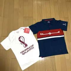 FIFAワールドカップ2022カタール　子供用Tシャツ・ポロシャツ