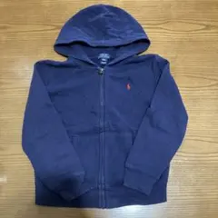 ラルフローレン　パーカー　130cm  ネイビー×赤