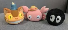 となりのトロロ　どんぐり共和国ガチャガチャ　3種セット　ネコバス　メイガニ