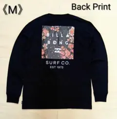 [新品] BILLABONG ビラボン ロンT 長袖Tシャツ バックプリント M