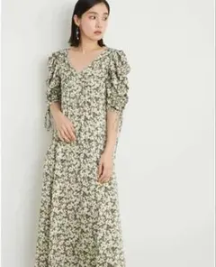 橋本環奈さん着用　リリーブラウンワンピース　size1