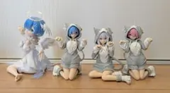 Re:ゼロから始める異世界生活 レム・ラム・エミリア フィギュア 4体セット