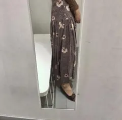 h&m 花柄　スカート　ロングスカート