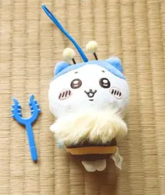 ちいかわ ハチワレ ぬいぐるみマスコット 蜂 ハチワレ　さすまた