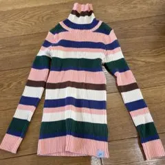 Seraph ストライプ タートルネック 120