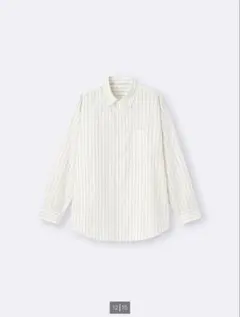 イージーケアブロードシャツ（ストライプ）