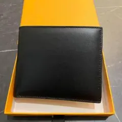 訳あり‼️二つ折り財布　メンズ　小型　ミニ　ポケット　カード　小銭本革　新品