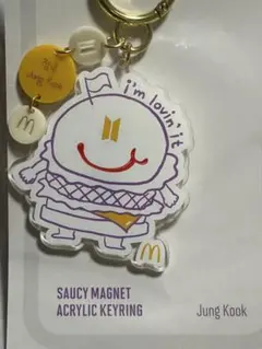 【新品未開封】BTSxMc コラボ商品 アクリルキーリング Jung Kook