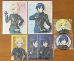 プロセカ あんスタコラボ 鏡音レン KAITO ブロマイド 缶バッジ エピカ