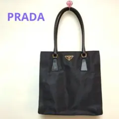 PRADA トートバッグ ナイロン ブラックのサムネイル