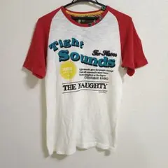 CERONIAS セロニアス/ 半袖 Tシャツ L 赤 白 刺繍 ロゴ ワッフルのサムネイル