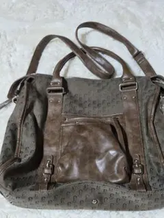 JEANASIS 2way ショルダーバッグ ブラウン