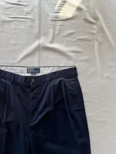90s polo ラルフローレン ポロチノ HAMMAND PANT ネイビー
