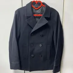 NIKKE ネイビー　ダブルブレストウールコートのサムネイル