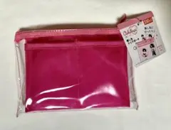 推し色クリアポーチ　ポーチ　ピンク　キャンドゥ　CanDo 推し活　推しハピ