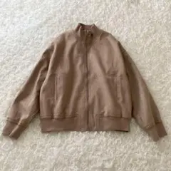 美品✨ ZARA trf ザラ ブルゾン ダブルジップ フェイクスエード