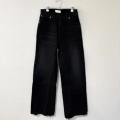 Gallardagalante ブラックデニム ウエスト幅約34cmのサムネイル