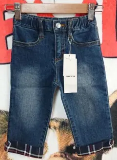☆ COMMECA コムサ 裾リボン デニム パンツ 新品 ☆