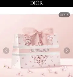 Dior 2026年限定 ギフトラッピング 期間限定　桜　ハート　ギフトバッグ