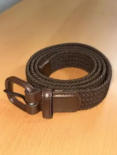 レザーコンビネーションメッシュベルト