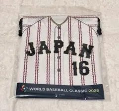 【新品未開封】WBC2026侍JAPAN大谷翔平選手 巾着袋