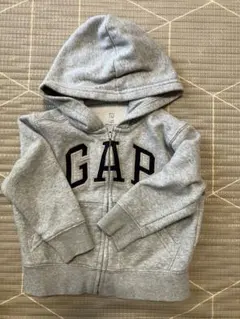 GAP フード付きトレーナー 2歳 グレー