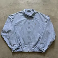 希少モデル90s ラルフローレン スイングトップ オックスフォード ライトブルー