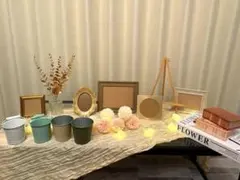 ウェルカムスペース用フレームと装飾品セット